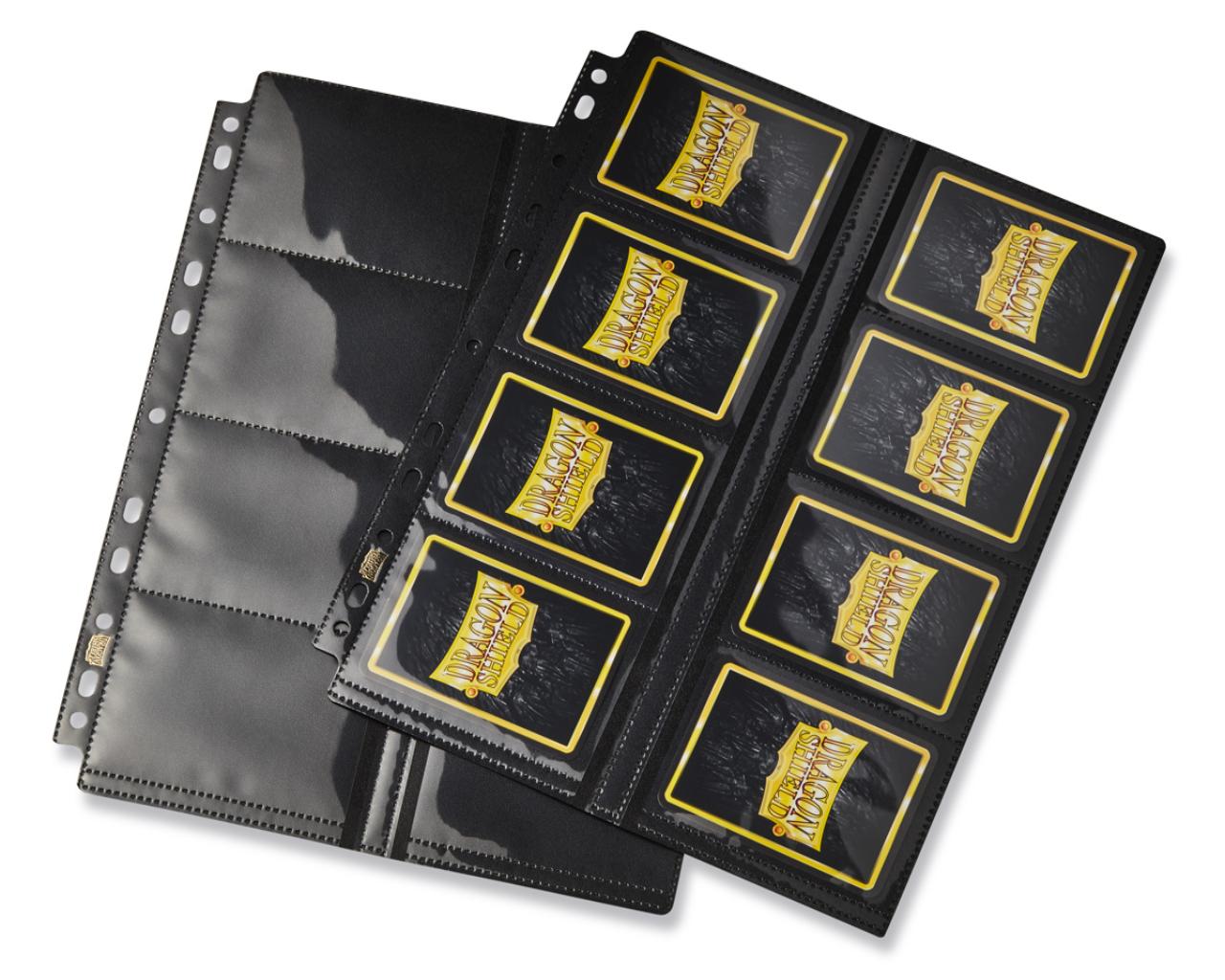 Dragon Shield Center-Loading Pages 16-Pocket for Card Album / Binder (Ultra Clear)-Whole Box (50pcs)-Dragon Shield-Ace Cards & Collectibles