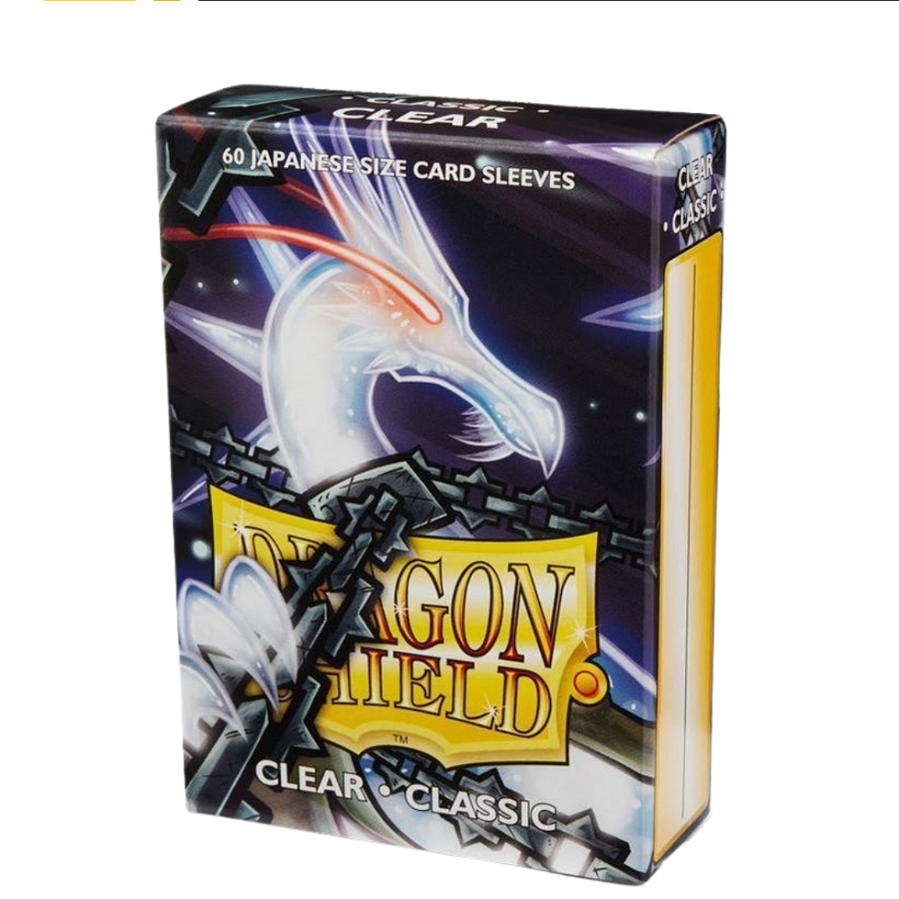 Dragon Shield Classic Sleeve Japanese Size 60pcs-Clear Classic-Dragon Shield-Ace Cards & Collectibles
