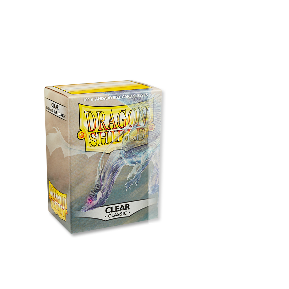 Dragon Shield Classic Sleeve Standard Size 100pcs-Clear Classic-Dragon Shield-Ace Cards & Collectibles