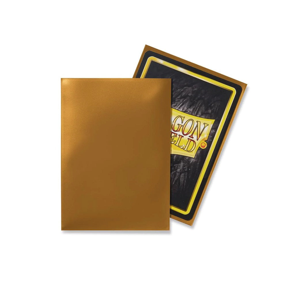 Dragon Shield Classic Sleeve Standard Size 100pcs-Gold Classic-Dragon Shield-Ace Cards &amp; Collectibles