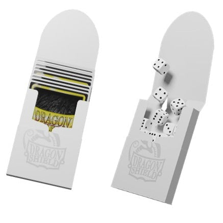 Dragon Shield Cube Shell - Ashen White-One Box (8 pieces)-Dragon Shield-Ace Cards & Collectibles