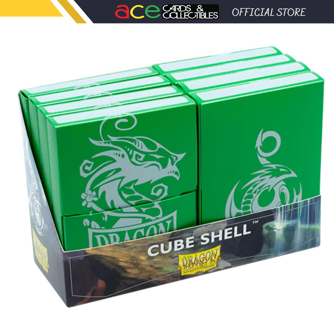 Dragon Shield Cube Shell - Green-One Box (8 pieces)-Dragon Shield-Ace Cards & Collectibles