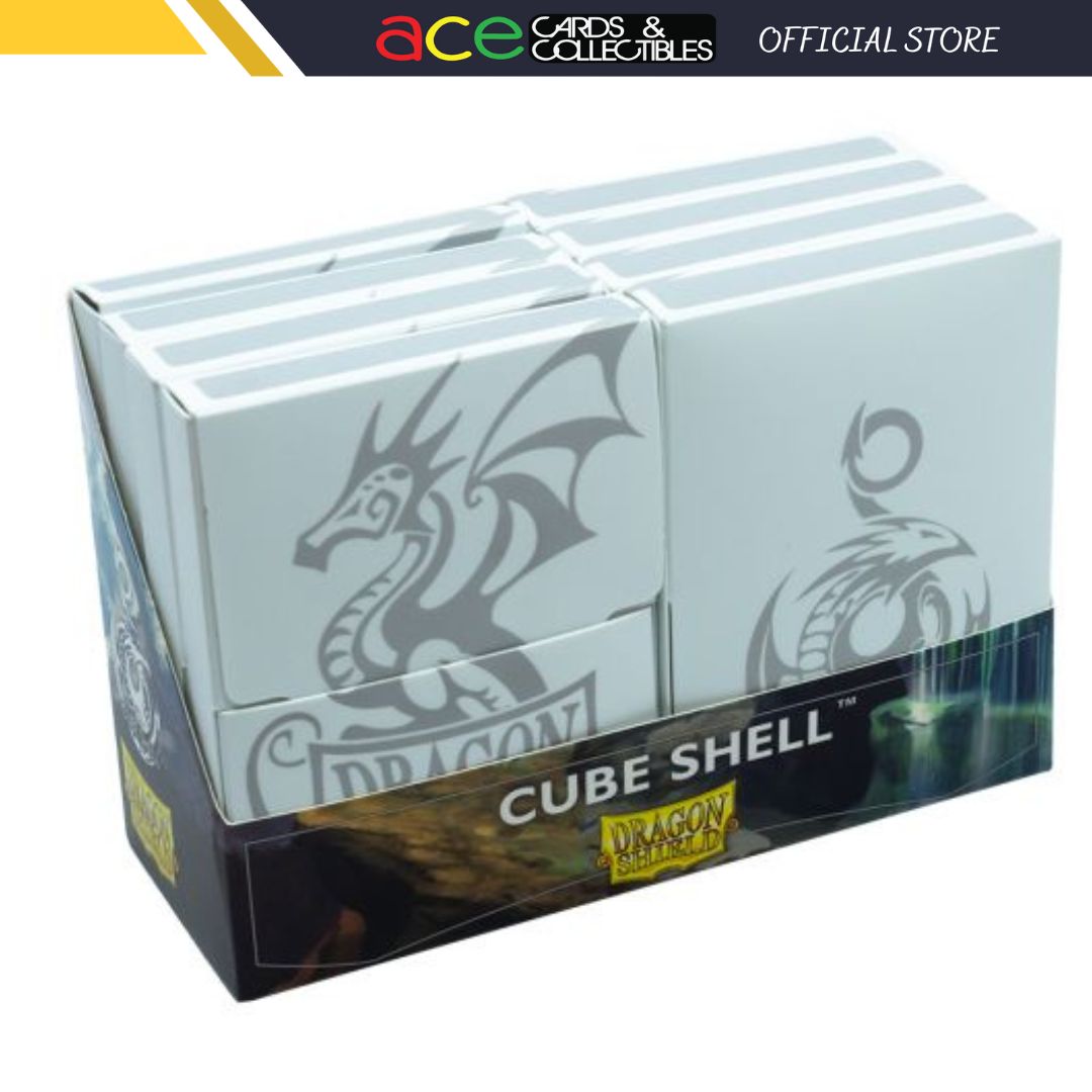 Dragon Shield Cube Shell - White-One Box (8 pieces)-Dragon Shield-Ace Cards & Collectibles