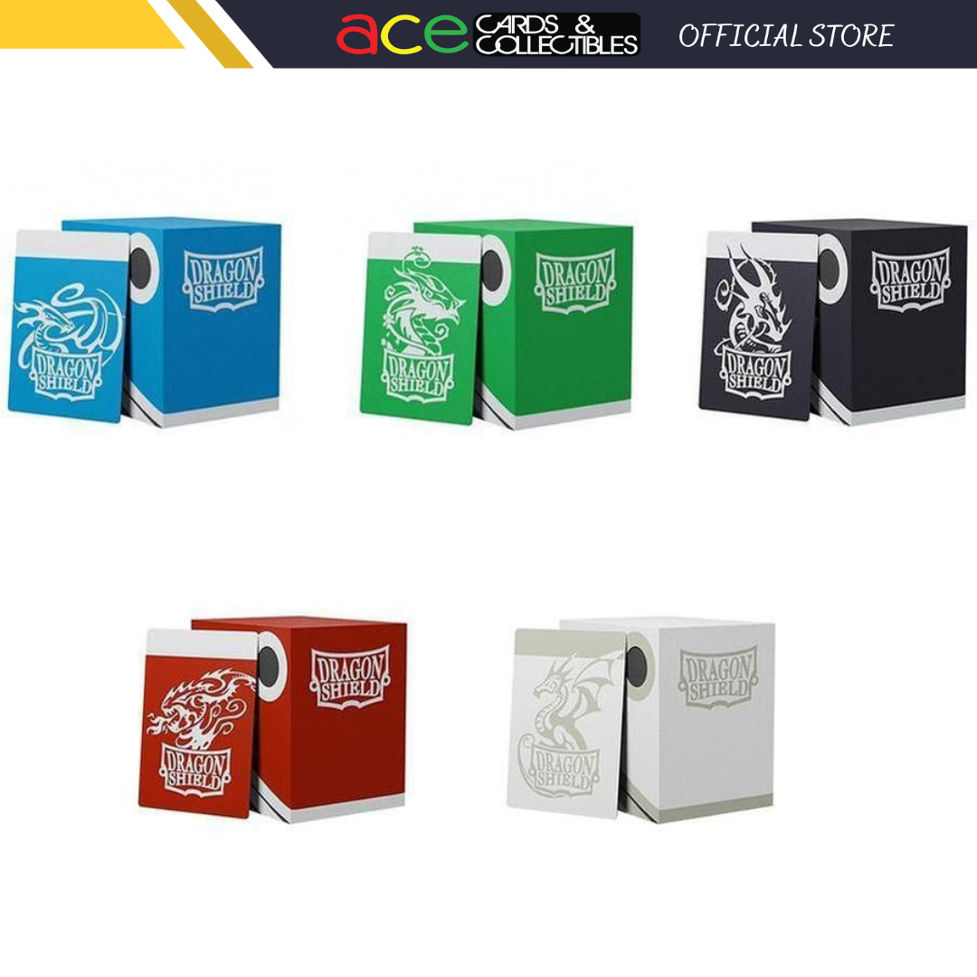Dragon Shield Deck Box 100+ Double Shell-Black & Black-Dragon Shield-Ace Cards & Collectibles