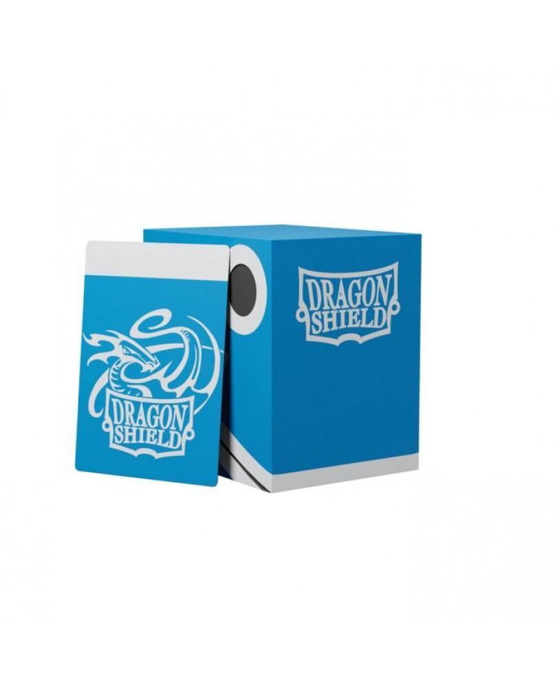 Dragon Shield Deck Box 100+ Double Shell-Blue &amp; Black-Dragon Shield-Ace Cards &amp; Collectibles