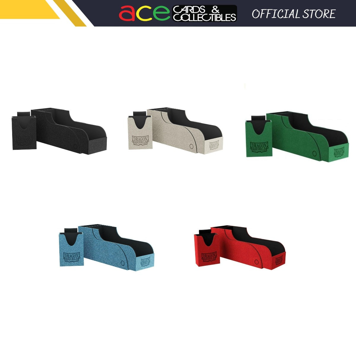 Dragon Shield Deck Box Nest+ 300-Black/Black-Dragon Shield-Ace Cards & Collectibles