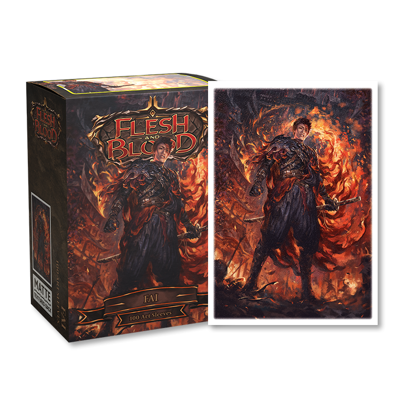 Dragon Shield Flesh & Blood Matte Art Sleeves Standard Size 100pcs - Fai Matte-Dragon Shield-Ace Cards & Collectibles