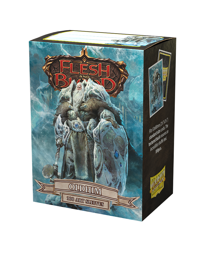 Dragon Shield Flesh &amp; Blood Sleeve Matte Art - Oldhim-Dragon Shield-Ace Cards &amp; Collectibles