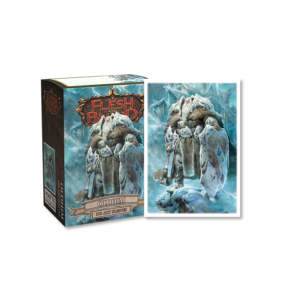 Dragon Shield Flesh &amp; Blood Sleeve Matte Art - Oldhim-Dragon Shield-Ace Cards &amp; Collectibles