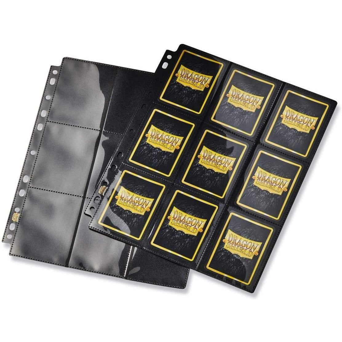 Dragon Shield Side-Loading Pages 18-Pocket for Card Album / Binder (Ultra Clear)-Loose Page (1pcs)-Dragon Shield-Ace Cards & Collectibles
