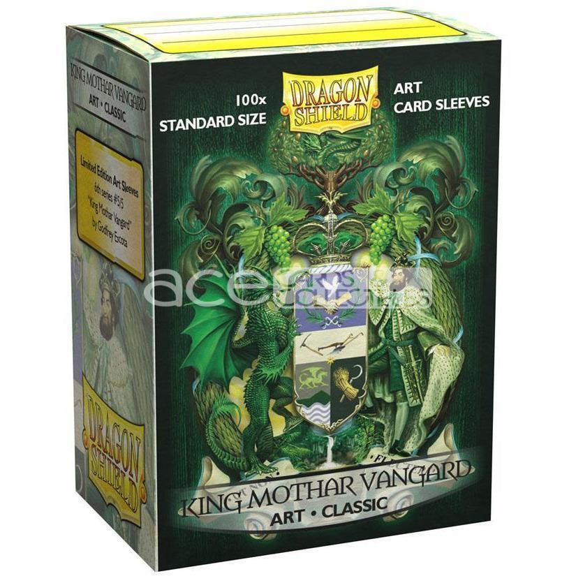 Dragon Shield Sleeve Art Classic Standard Size 100pcs &quot;Coat Of Arms - King Mothar Vangard&quot;-Dragon Shield-Ace Cards &amp; Collectibles