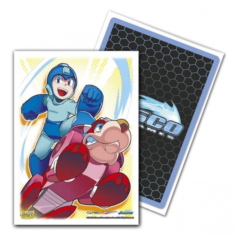 Dragon Shield Sleeve Art Classic Standard Size 100pcs &quot;Mega Man&quot;-Mega Man-Dragon Shield-Ace Cards &amp; Collectibles