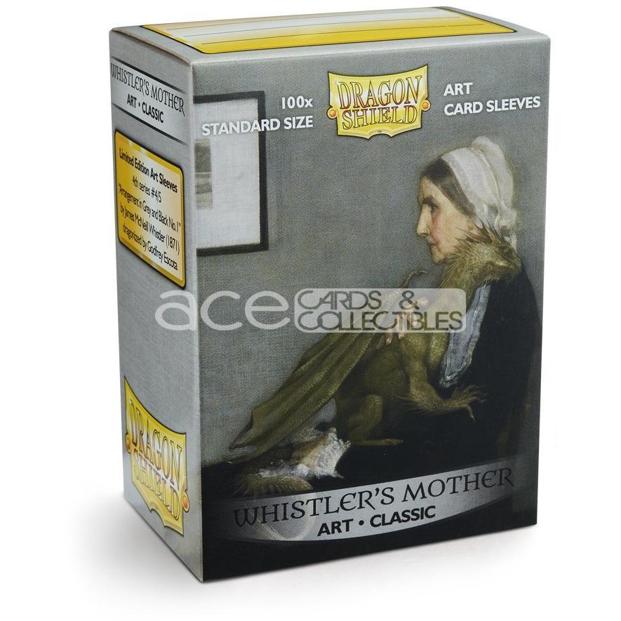 Dragon Shield Sleeve Art Classic Standard Size 100pcs &quot;Whistler&#39;s Mother&quot;-Dragon Shield-Ace Cards &amp; Collectibles
