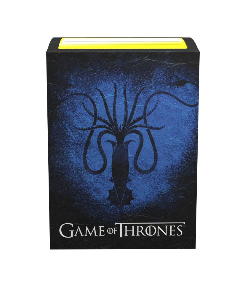 greyjoy card sleeves Dragon Shield Sleeves: Brushed - Game of Thrones - House Greyjoy (100)