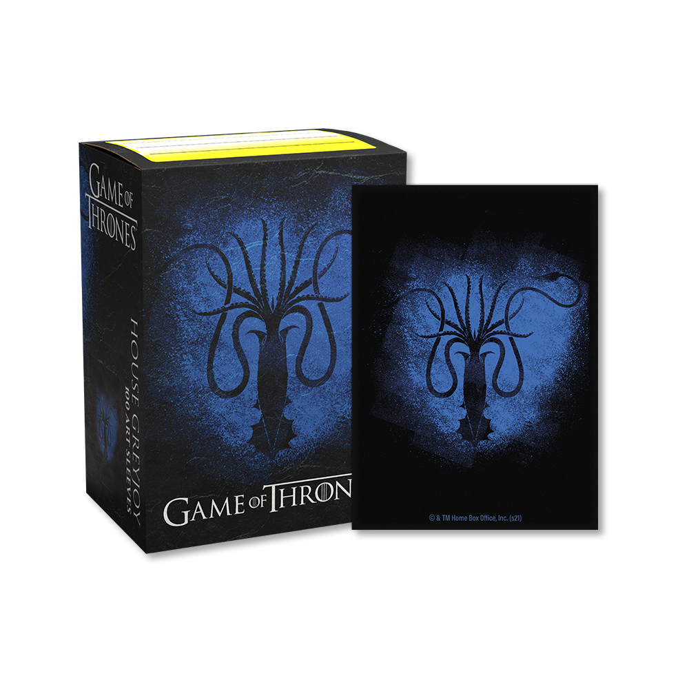 Dragon Shield Sleeve Art Matte Game of Thrones Standard Size 100pcs - House Greyjoy-Dragon Shield-Ace Cards & Collectibles