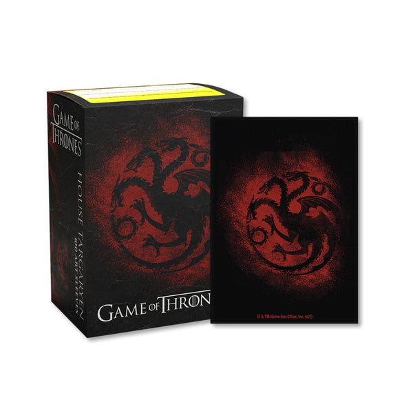 Dragon Shield Sleeve Art Matte Game of Thrones Standard Size 100pcs - House Targaryen-Dragon Shield-Ace Cards & Collectibles