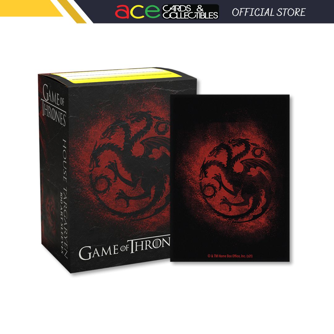 Dragon Shield Sleeve Art Matte Game of Thrones Standard Size 100pcs - House Targaryen-Dragon Shield-Ace Cards & Collectibles