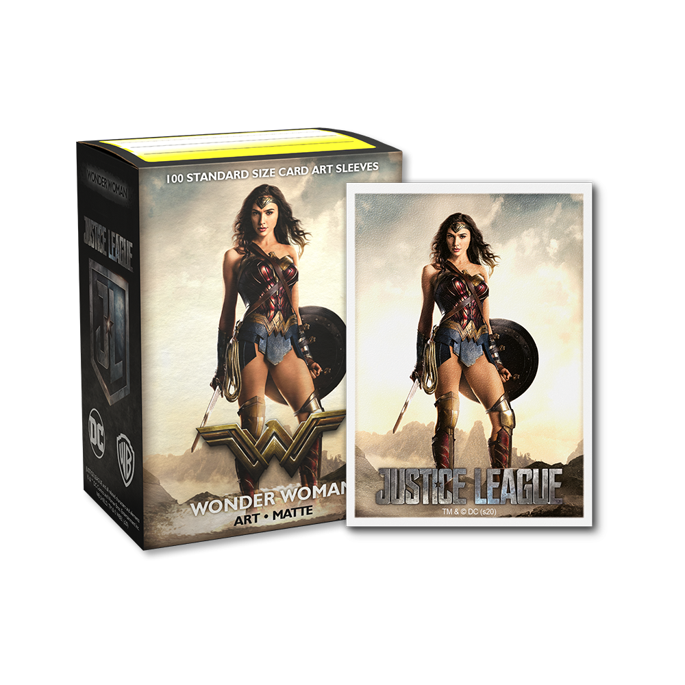 Dragon Shield Sleeve Art Matte Justice League Standard Size 100pcs - W - Ace Cards Sdn Bhd Dragon Shield Sleeve Art Matte Justice League Standard Size 100pcs - W - Ace Cards Sdn Bhd