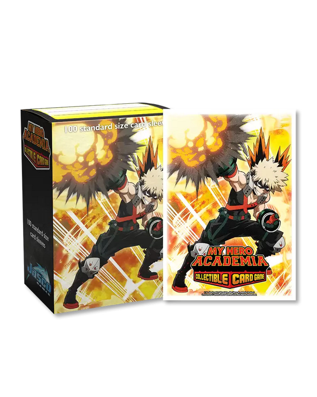 Dragon Shield Sleeve Art Matte My Hero Academia Standard Size 100pcs - Bakugo Explode-Dragon Shield-Ace Cards &amp; Collectibles