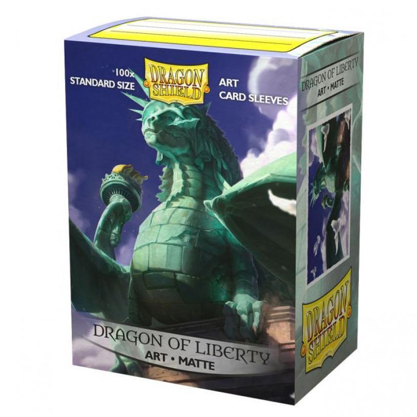 Dragon Shield Sleeve Art Matte Standard Size 100pcs "Dragon Of Liberty"-Dragon Shield-Ace Cards & Collectibles