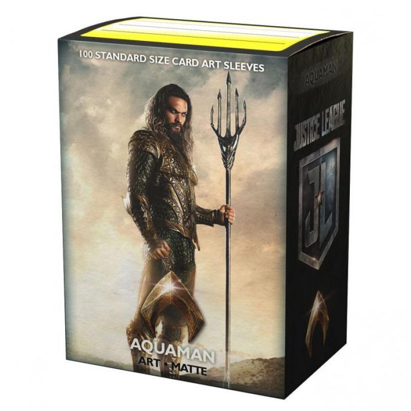 Dragon Shield Sleeve Art Matte Standard Size 100pcs "Justice League"-Aquaman-Dragon Shield-Ace Cards & Collectibles