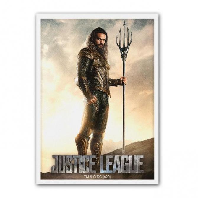 Dragon Shield Sleeve Art Matte Standard Size 100pcs &quot;Justice League&quot;-Aquaman-Dragon Shield-Ace Cards &amp; Collectibles