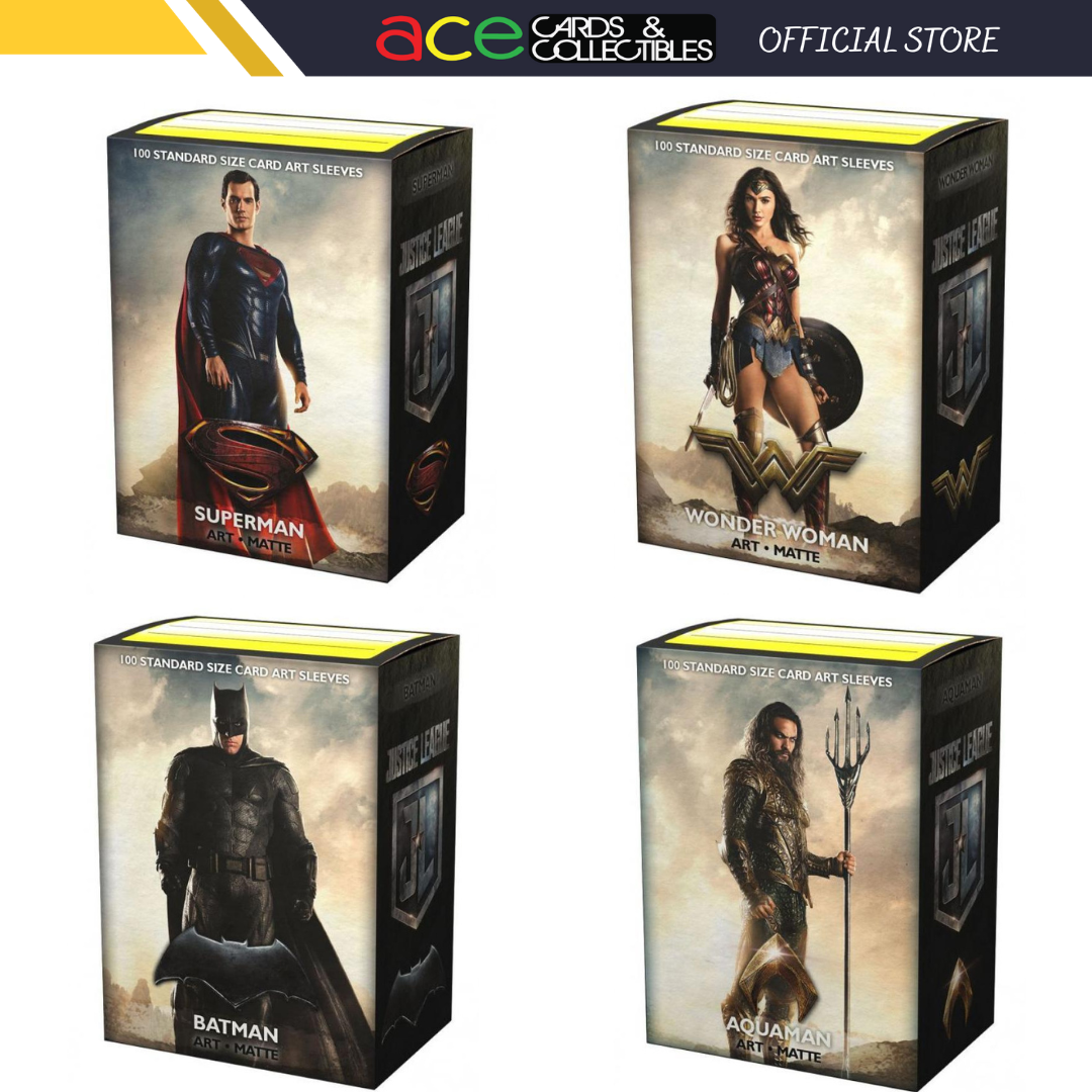 Dragon Shield Sleeve Art Matte Standard Size 100pcs "Justice League"-Aquaman-Dragon Shield-Ace Cards & Collectibles