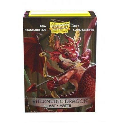 Dragon Shield Sleeve Art Matte Standard Size 100pcs Limited Edition 10th series "Valentine Dragon 2020"-Dragon Shield-Ace Cards & Collectibles