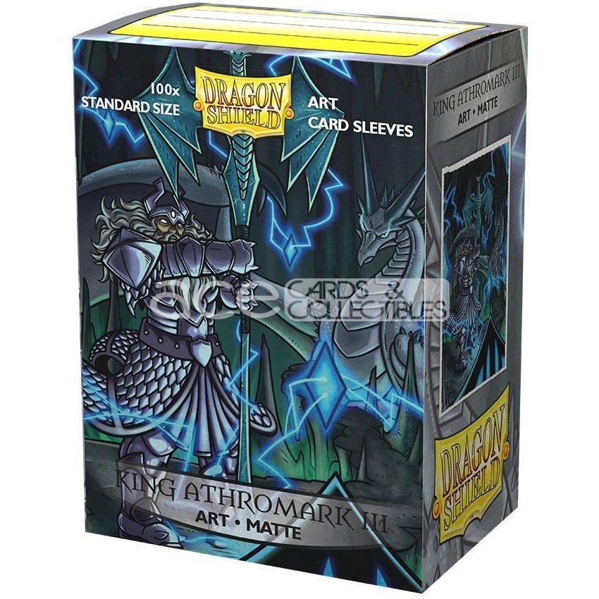 Dragon Shield Sleeve Art Matte Standard Size 100pcs &quot;Royals - King Athromark III&quot;-Dragon Shield-Ace Cards &amp; Collectibles