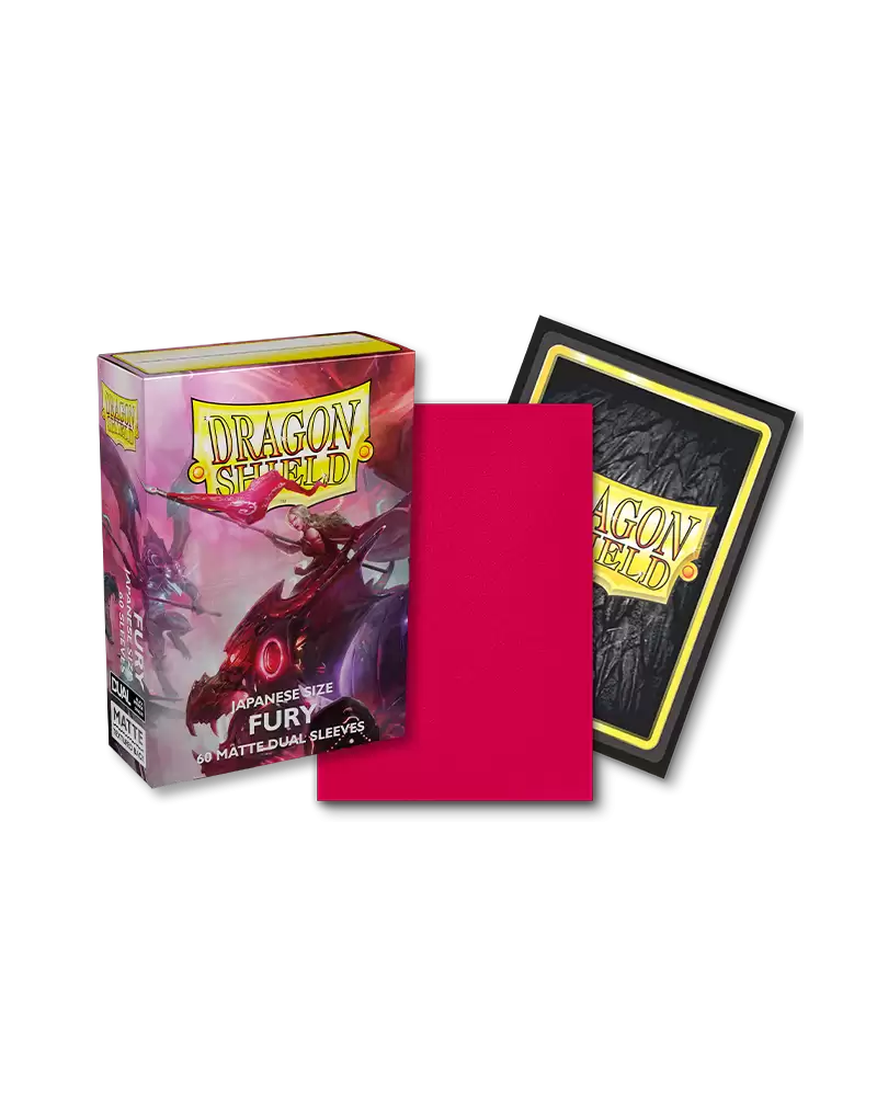 Dragon Shield Sleeve Brushed Art Sleeves - Alaria, Commonwealth Champion &quot;Fury&quot; (Japanese size)-Dragon Shield-Ace Cards &amp; Collectibles