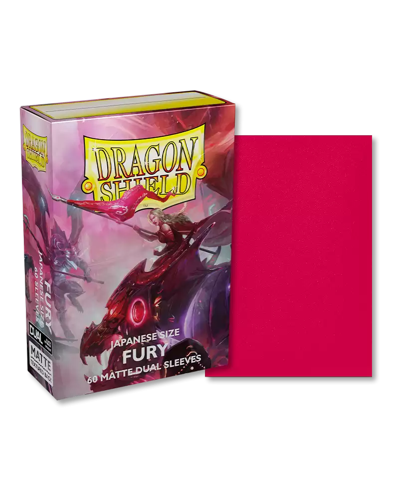 Dragon Shield Sleeve Brushed Art Sleeves - Alaria, Commonwealth Champion &quot;Fury&quot; (Japanese size)-Dragon Shield-Ace Cards &amp; Collectibles