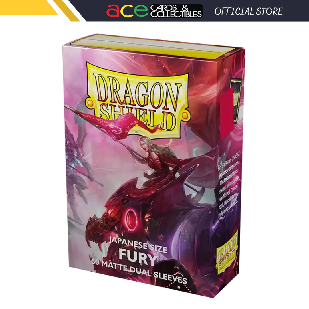 Dragon Shield Sleeve Brushed Art Sleeves - Alaria, Commonwealth Champion "Fury" (Japanese size)-Dragon Shield-Ace Cards & Collectibles