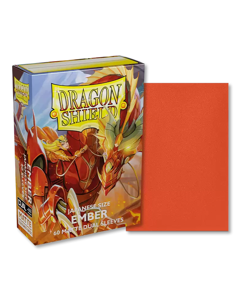 Dragon Shield Sleeve Brushed Art Sleeves - Alaria, Warrior Princess &quot;Ember&quot; (Japanese size)-Dragon Shield-Ace Cards &amp; Collectibles
