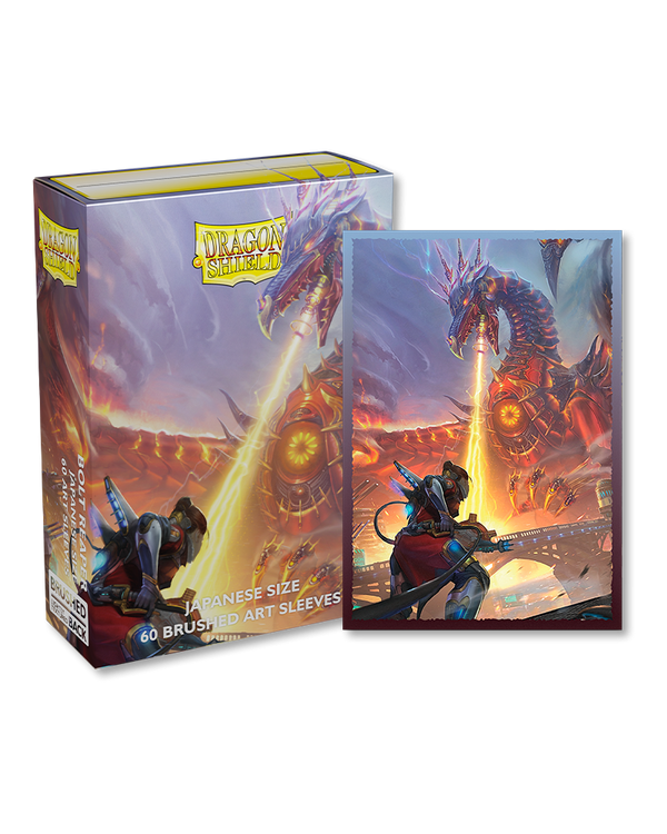 Dragon Shield Sleeve Brushed Art Sleeves - Bolt Reaper (Japanese size)-Dragon Shield-Ace Cards & Collectibles