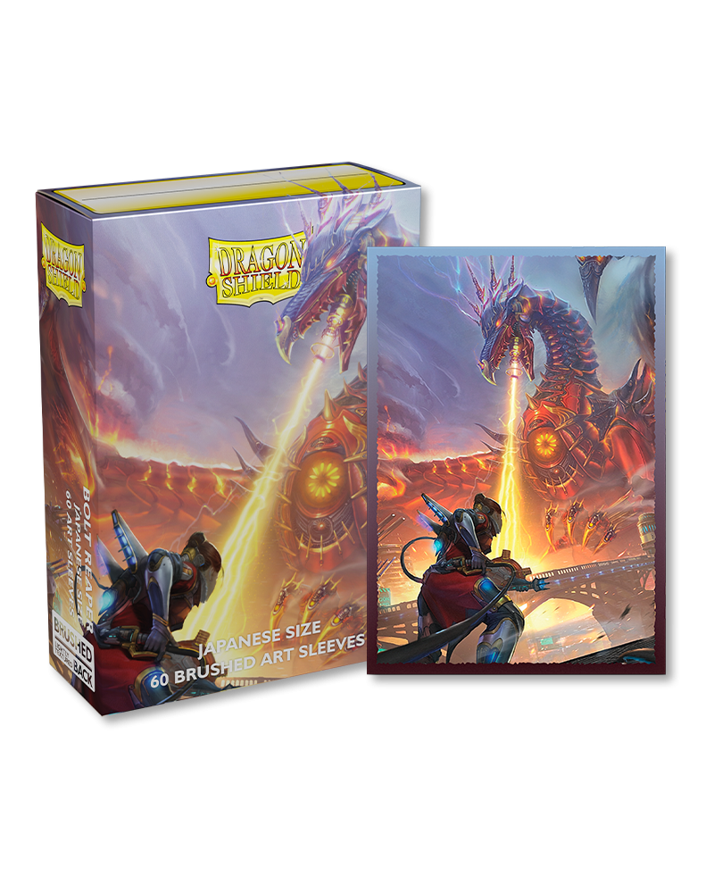 Dragon Shield Sleeve Brushed Art Sleeves - Bolt Reaper (Japanese size)-Dragon Shield-Ace Cards & Collectibles