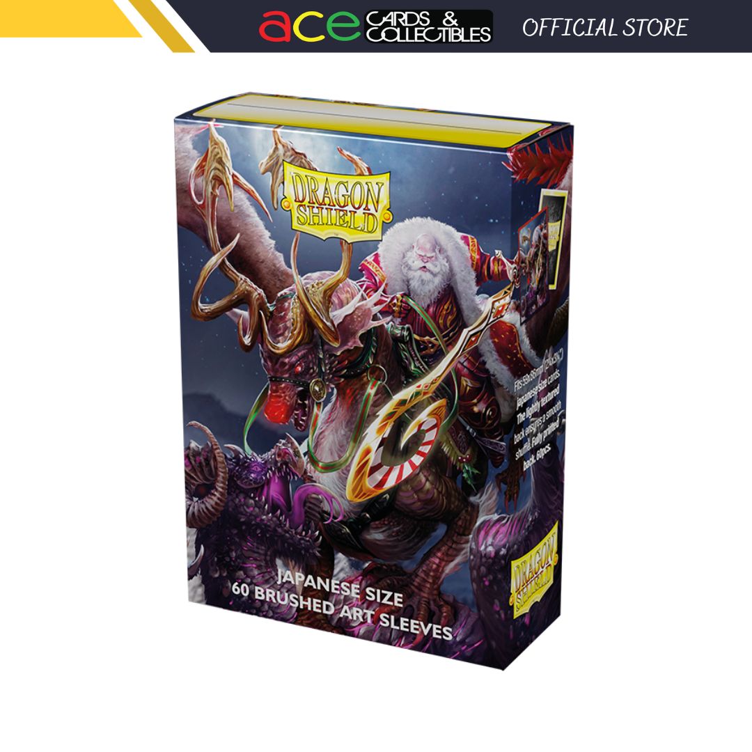 Dragon Shield Sleeve Brushed Art Sleeves - Christmas 2022 (Japanese size)-Dragon Shield-Ace Cards & Collectibles