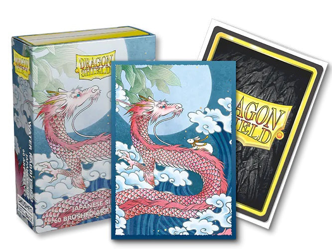 Dragon Shield Sleeve Brushed Art Sleeves - Water Rabbit 2023 (Japanese size)-Dragon Shield-Ace Cards &amp; Collectibles