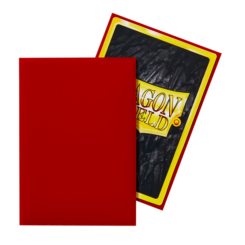 Dragon Shield Sleeve Classic Small Size 60pcs - Classic Crimson (Japanese Size)-Dragon Shield-Ace Cards & Collectibles