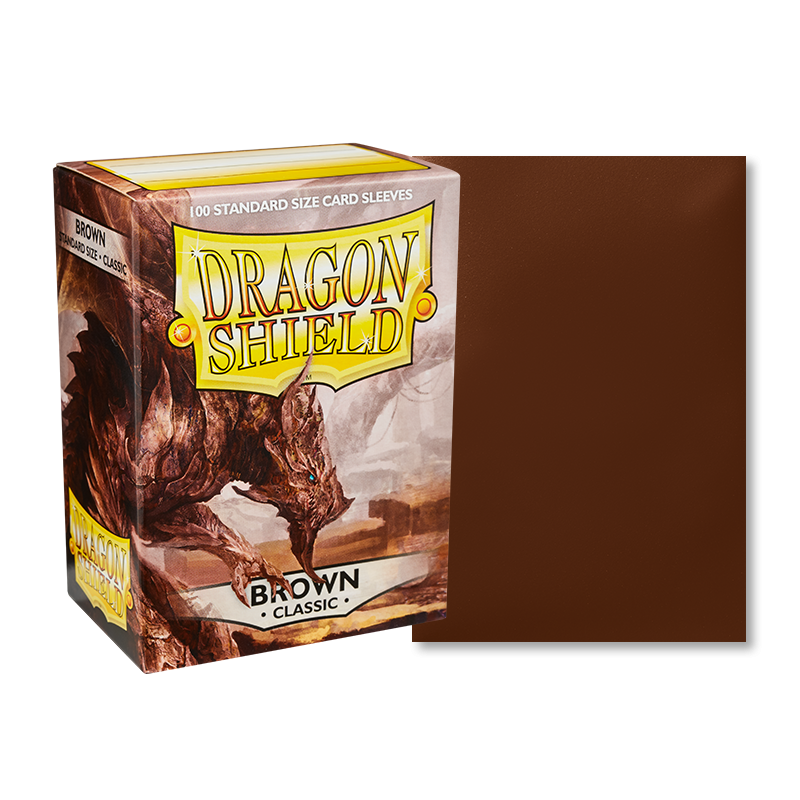 Dragon Shield Sleeve Classic Standard Size 100pcs - Classic Brown-Dragon Shield-Ace Cards & Collectibles