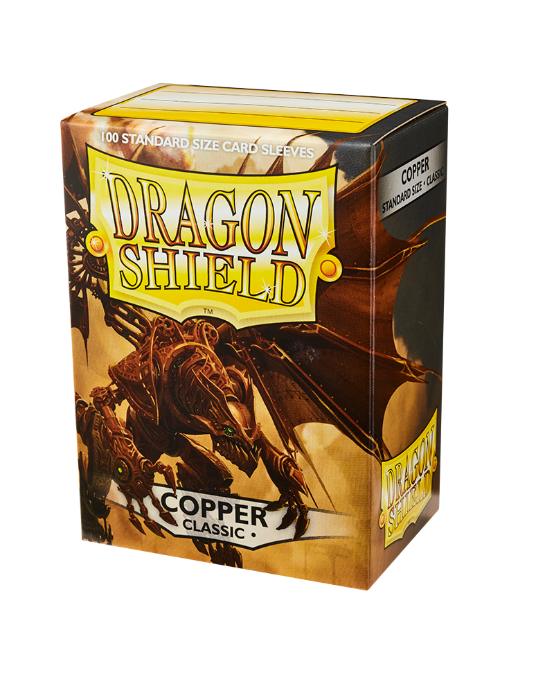 Dragon Shield Sleeve Classic Standard Size 100pcs - Classic Copper-Dragon Shield-Ace Cards &amp; Collectibles