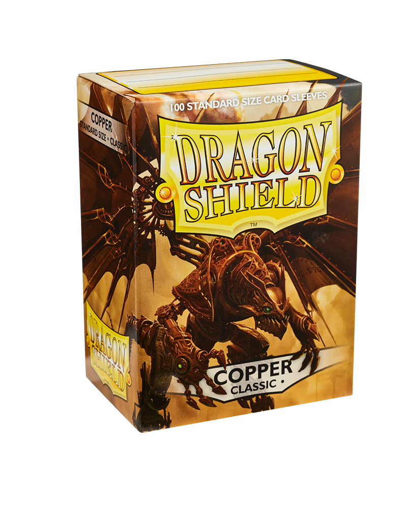 Dragon Shield Sleeve Classic Standard Size 100pcs - Classic Copper-Dragon Shield-Ace Cards &amp; Collectibles
