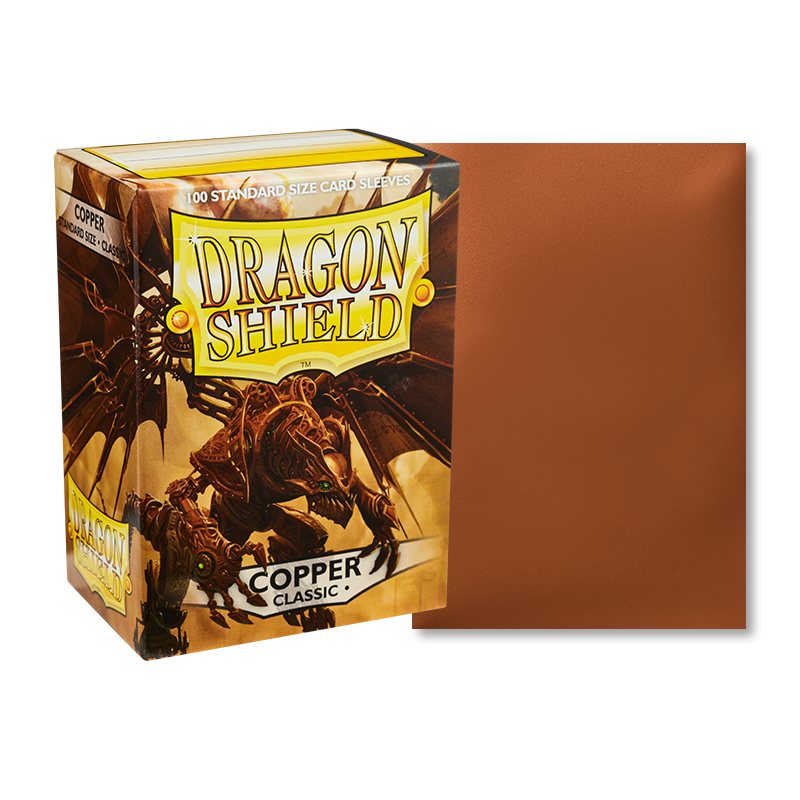 Dragon Shield Sleeve Classic Standard Size 100pcs - Classic Copper-Dragon Shield-Ace Cards & Collectibles
