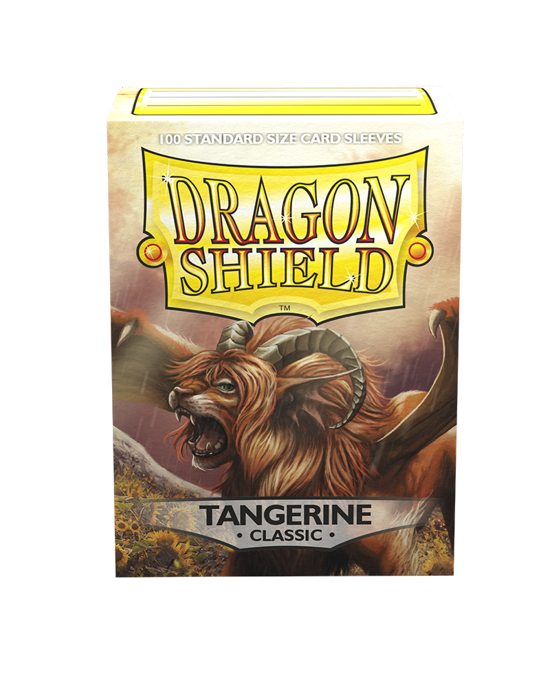 Dragon Shield Sleeve Classic Standard Size 100pcs - Classic Tangerine-Dragon Shield-Ace Cards &amp; Collectibles