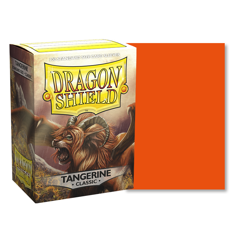 Dragon Shield Sleeve Classic Standard Size 100pcs - Classic Tangerine-Dragon Shield-Ace Cards & Collectibles