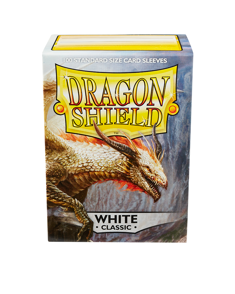 Dragon Shield Sleeve Classic Standard Size 100pcs (White)-Dragon Shield-Ace Cards &amp; Collectibles