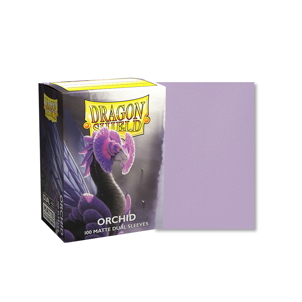 Dragon Shield Sleeve Dual Matte Standard Size 100pcs - Orchid (Emme)-Dragon Shield-Ace Cards & Collectibles