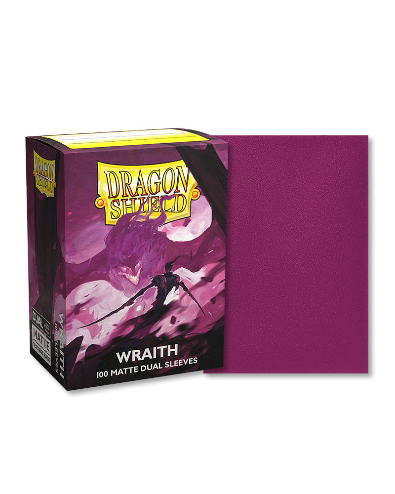 Dragon Shield Sleeve Dual Matte Standard Size 100pcs - Wraith-Dragon Shield-Ace Cards &amp; Collectibles