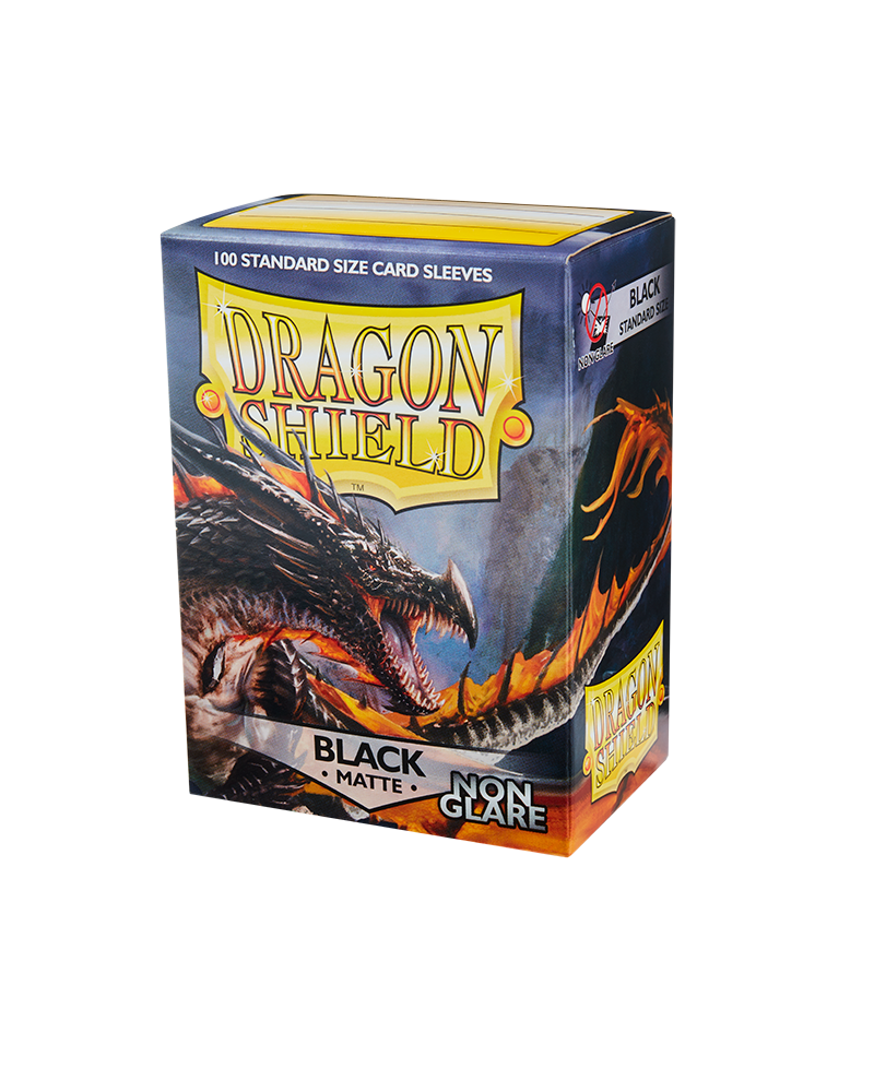 Dragon Shield Sleeve Matte Non-Glare Standard Size 100pcs-Black Non-Glare-Dragon Shield-Ace Cards & Collectibles