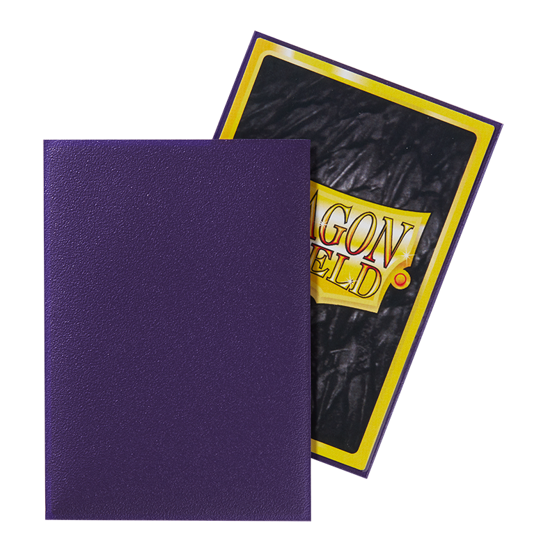 Dragon Shield Sleeve Matte Small Size 60pcs - Purple Matte (Japanese Size)-Dragon Shield-Ace Cards & Collectibles