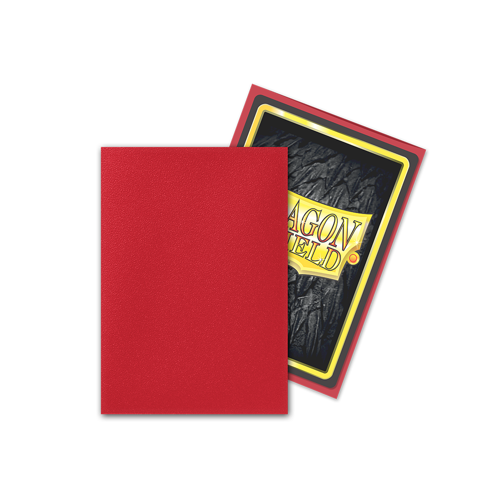 Dragon Shield Sleeve Matte Small Size 60pcs-Ruby Matte-Dragon Shield-Ace Cards &amp; Collectibles